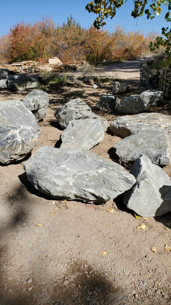 Gray Granite Boulders
